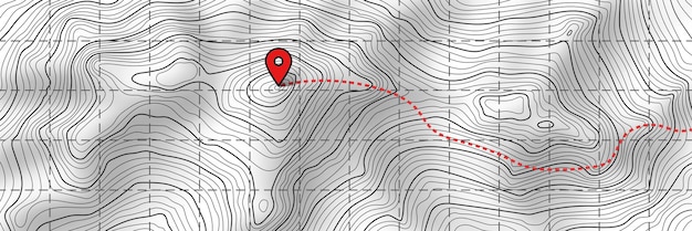 Vector imitación de un mapa geográfico escalar rutas líneas negras en el diseño de vectores de fondo blanco