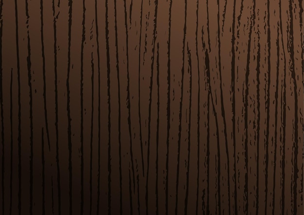 Imitación de tablero de fondo o valla vectorial de madera marrón