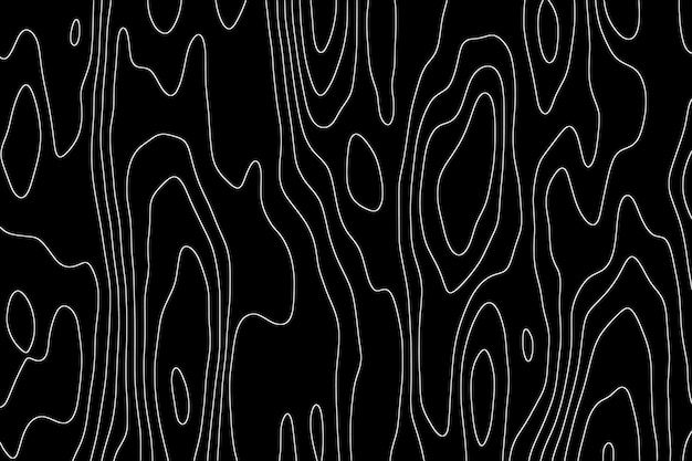 Imitación de textura de madera, líneas blancas sobre fondo negro, diseño vectorial