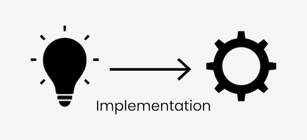 implementación de icono de vector