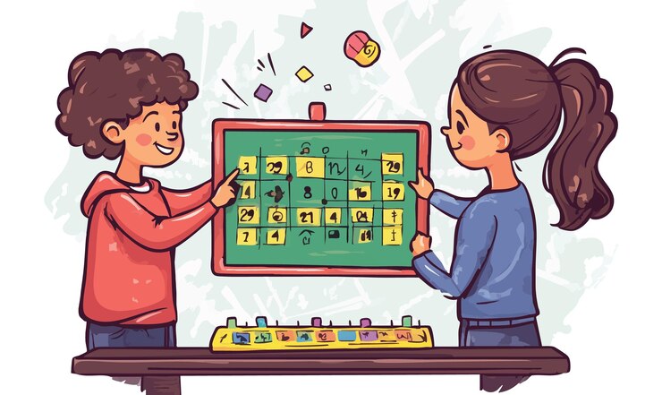 Vector implicar al maestro utilizando herramientas de aprendizaje interactivas