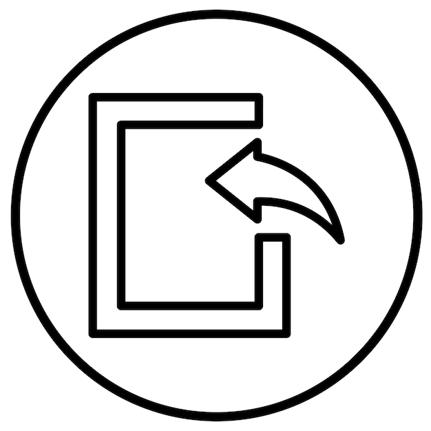Importación de la ilustración del diseño del icono vectorial