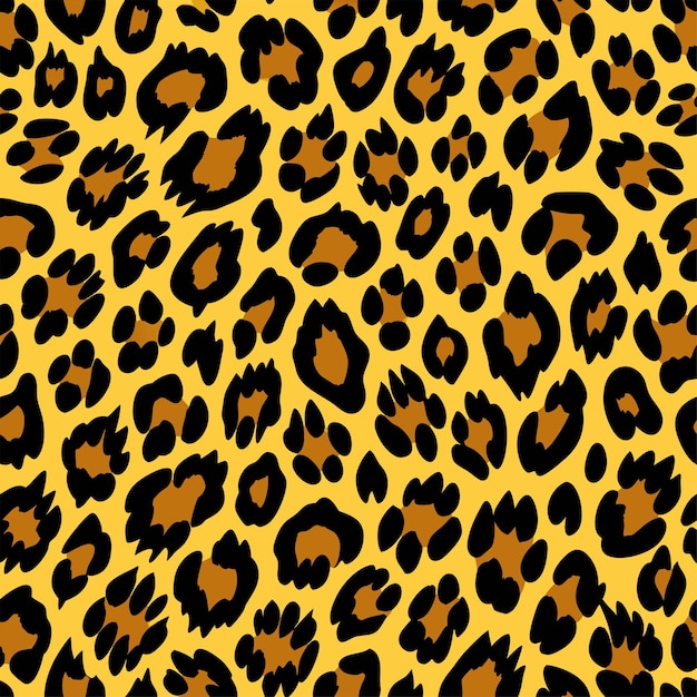 Impresión animal y vector animal de textura sin costuras