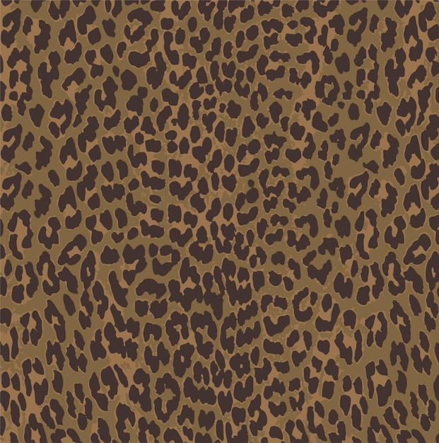 Impresión sin costuras de leopardo vectorial para textiles patrón de moda