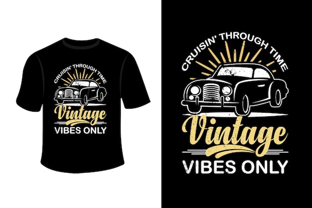 Impresión de diseño de camiseta vintage