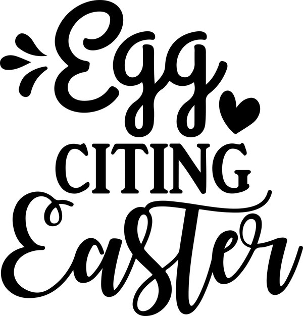 Impresión de diseño de tipografía del día de Pascua para camisetas, sudaderas, tazas, carteles, banners, etc.