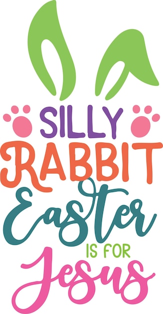 Impresión de diseño de tipografía del día de Pascua para camisetas, sudaderas, tazas, carteles, banners, etc.