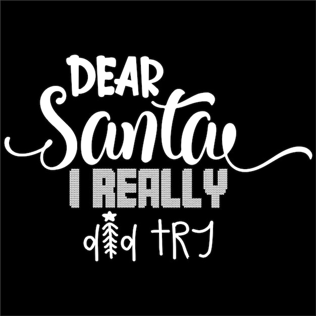 Impresión de diseño de tipografía navideña para camiseta, sudadera, taza, pancarta, póster, etc.