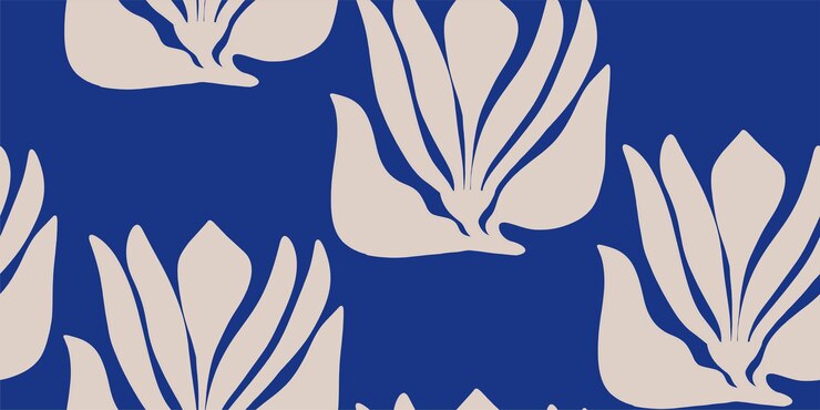 Vector impresión floral patrón sin costuras estilo dibujado a mano collage impresión contemporánea plantilla de moda