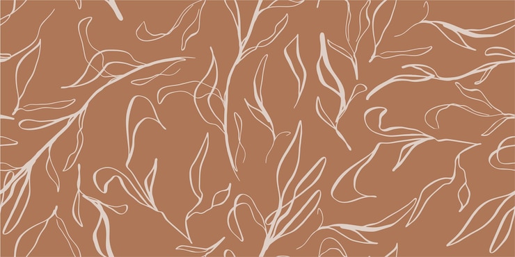 Vector impresión floral patrón sin costuras estilo dibujado a mano collage impresión contemporánea plantilla de moda