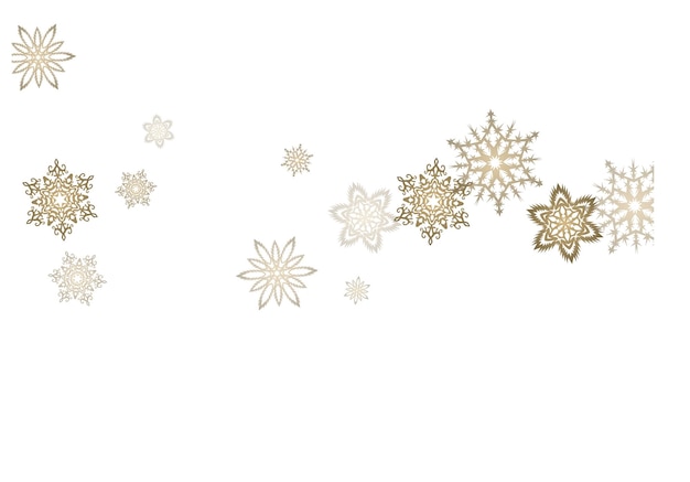 Impresión de heladas de invierno Marco festivo