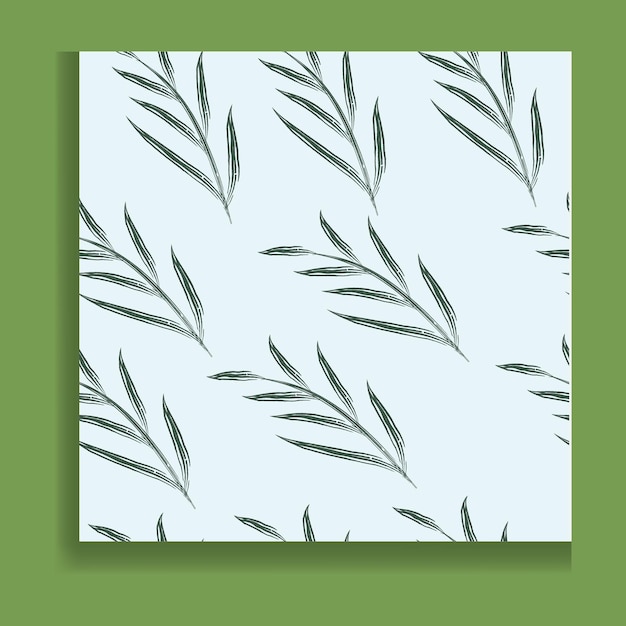 Impresión de hojas de palma, patrón tropical sin costuras. Planta exótica de la selva. Fondo frondoso vectorial.