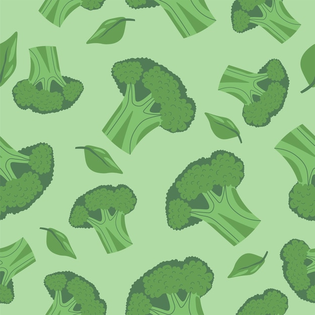 Impresión de hortalizas naturales y orgánicas de brócoli