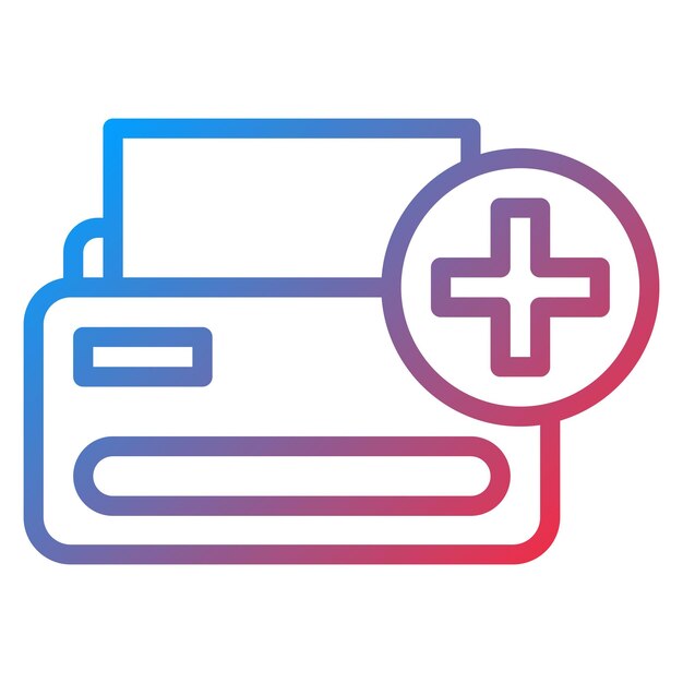 Impresión de la imagen vectorial del icono del trabajo Se puede utilizar para la impresión 3D