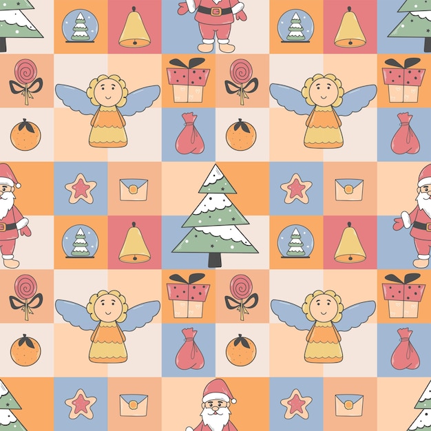 Impresión navideña festiva para el embalaje de textiles para bebés, diseño de invitación, banner y redes sociales