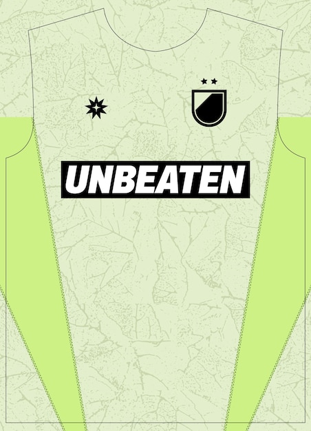 Impresión de sublimación del diseño de la camiseta de fútbol con patrón verde neón de hoja brillante