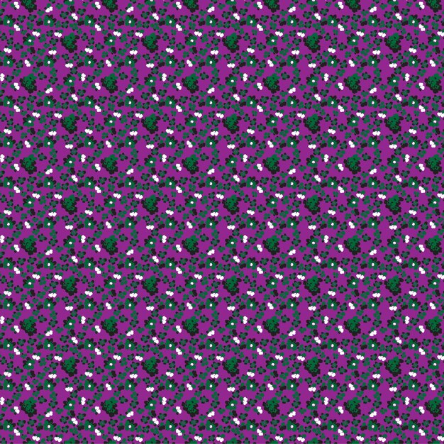 Impresión de tela de fondo con patrón floral sin costuras