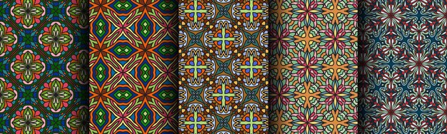 impresionante conjunto de colección de antecedentes étnicos tradicionales