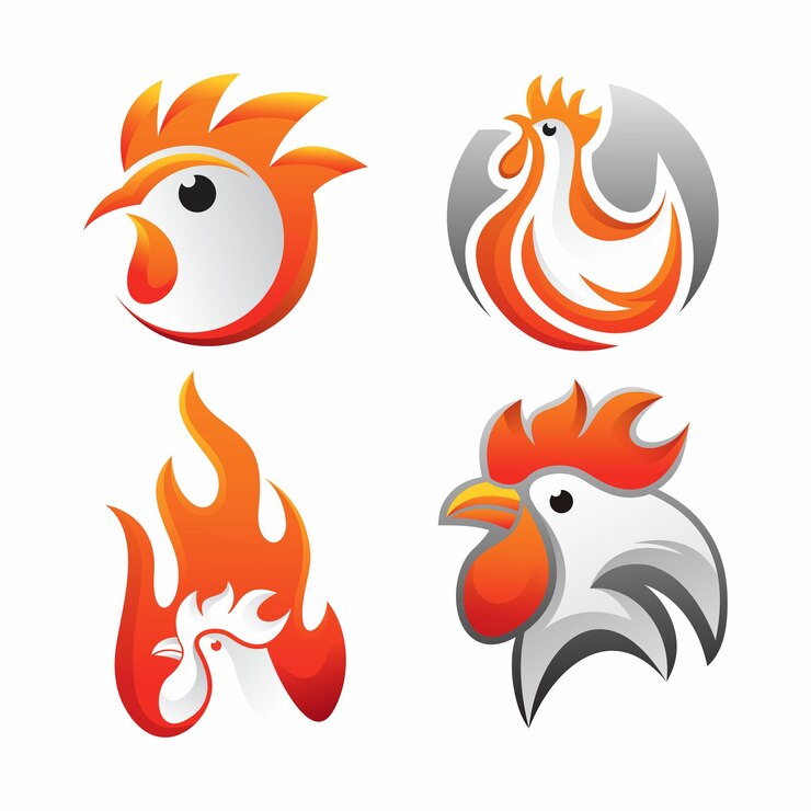 Vector impresionante diseño colorido del logotipo del tostador.