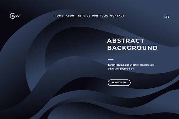 Impresionante fondo abstracto azul oscuro para diseño web y publicidad Impresiona a tu audiencia con t