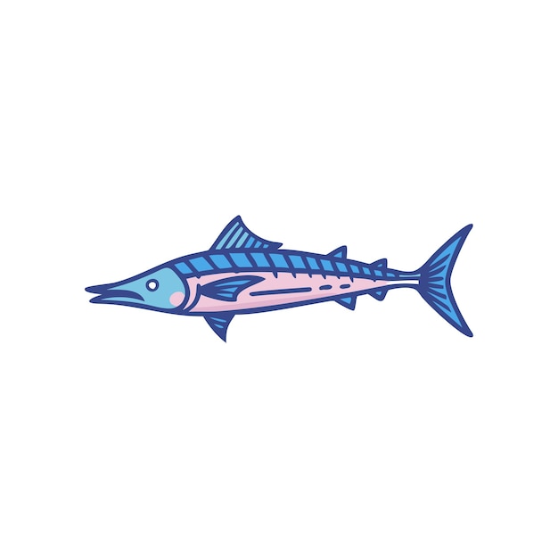 Impresionante ilustración de peces de mar