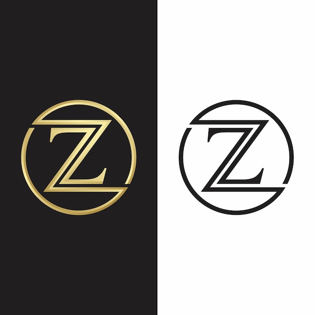 Vector impresionantes ideas de logotipos de letras z