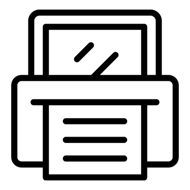 Impresora de oficina imprimiendo un documento con tinta en papel