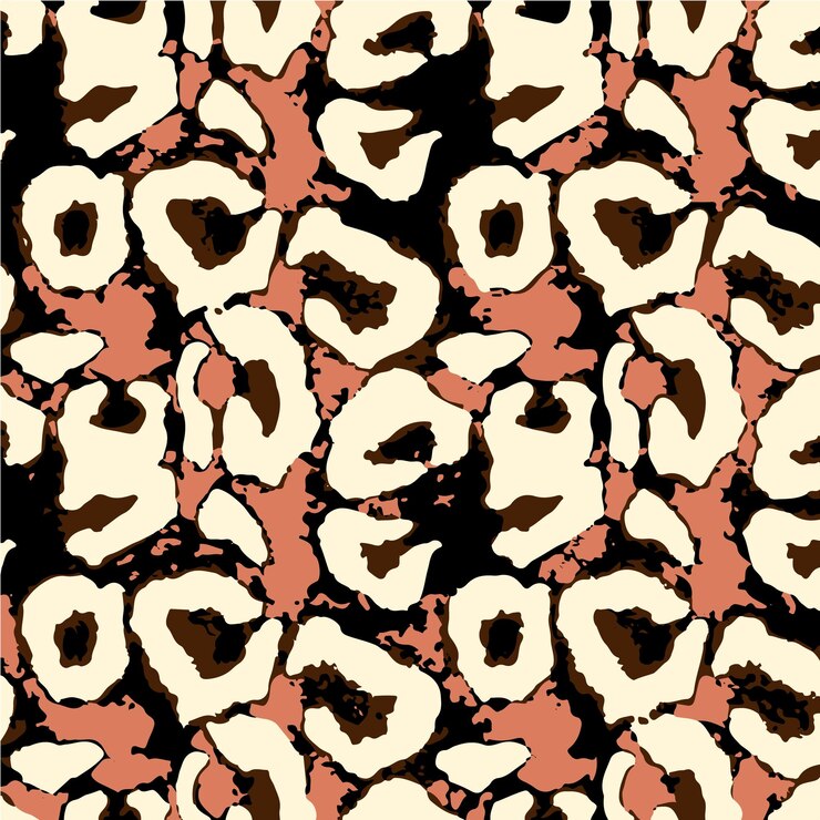 Imprime el bifold del leopardo