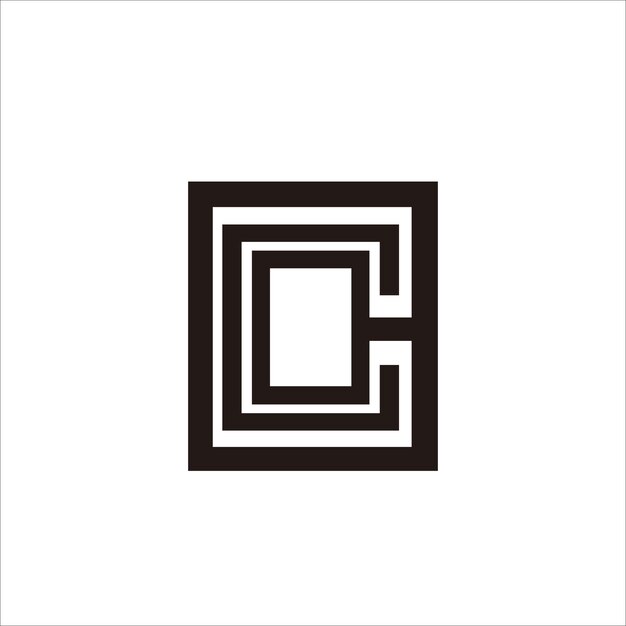 Imprimir el diseño del logotipo de CO para su marca y nombre de la empresa