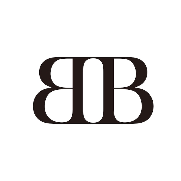 Imprimir el diseño del logotipo de la letra BB para su marca e identidad de la empresa