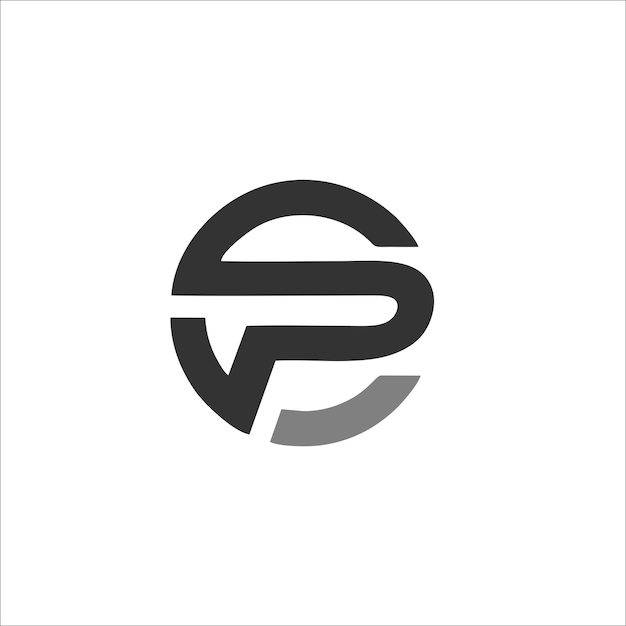 Imprimir el diseño del logotipo de las letras CSP para su nombre y producto