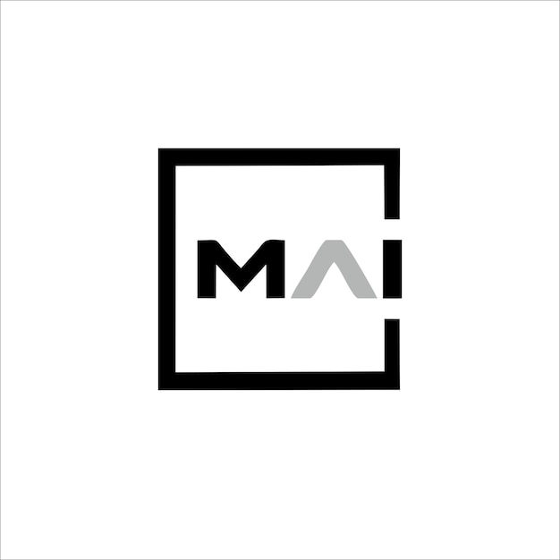 Imprimir el diseño del logotipo MAI para su marca e identidad empresarial