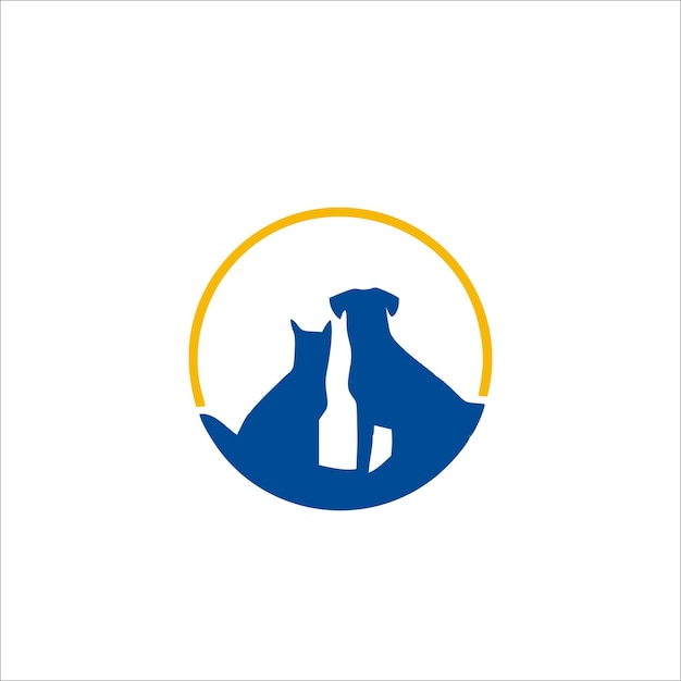 Imprimir el diseño del logotipo del perro para su marca e identidad de la empresa