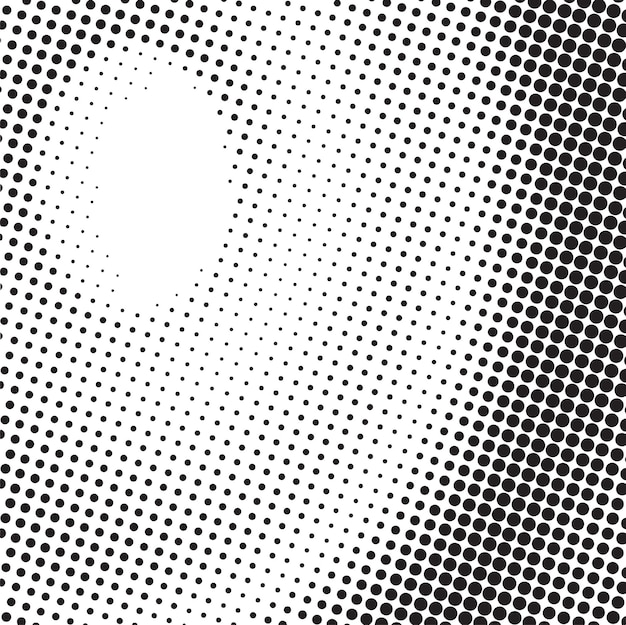 Imprimir un patrón de medio tono en blanco y negro con fondo