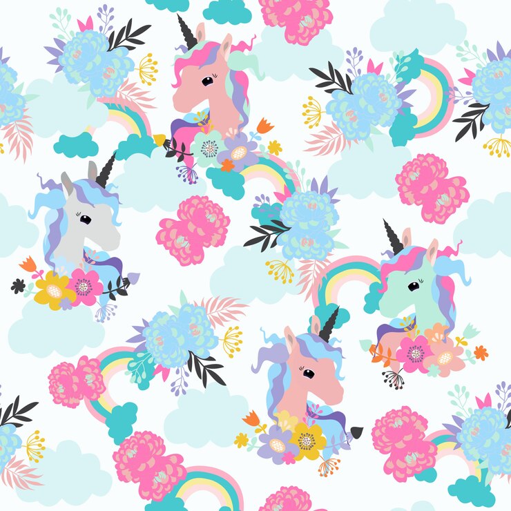 Vector imprimir unicorn sky