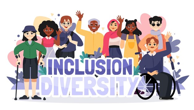 Inclusion and diversity illustration