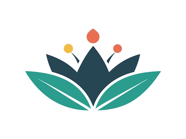 Incorporando la naturaleza en los logotipos de la corona Diseños florales y de hojas