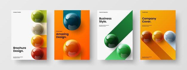 Increíble composición de plantilla de diseño vectorial A4 de portada de diario