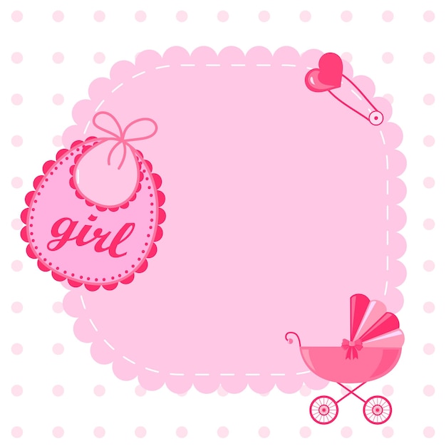 Vector increíble conjunto de baby shower o llegada. etiquetas, pancartas, etiquetas, tarjetas con ilustración de niños lindos.