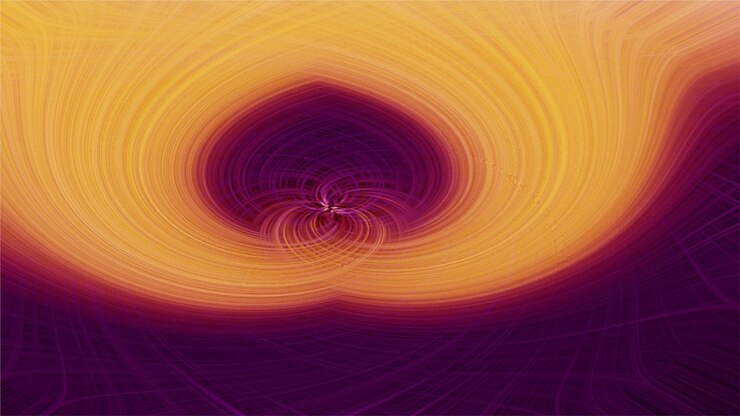 Vector increíble fondo de luz 3d con tema abstracto de color amarillo