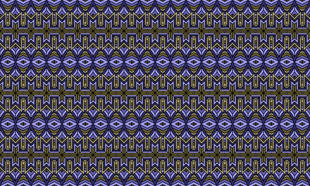 Increíble patrón de batik étnico moderno dinámico dinámico lleno de colores
