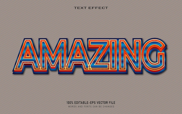 Increíble plantilla de efectos de texto editable en 3D