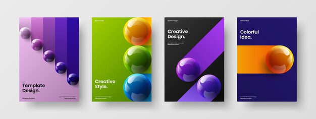 Increíble portada de diario A4 diseño vector composición de diseño