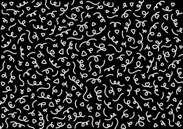 Increíble vector de fondo de línea aleatoria
