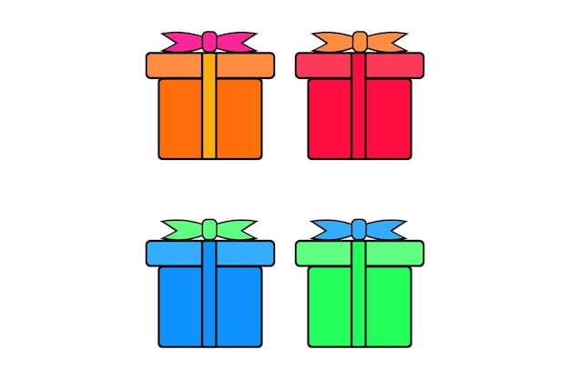 Increíbles conjuntos de regalos coloridos que hacen un impacto conjuntos de cajas de regalos de colores para cada ocasión especial