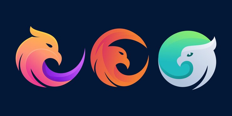 Vector increíbles ideas de logotipos de águilas