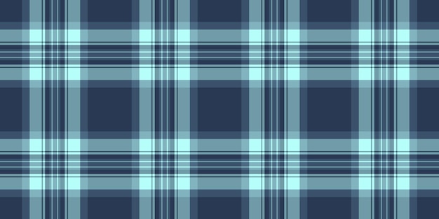 India tela de fondo tartan suelo textil comprobación vectorial usar patrón de textura a cuadros sin costuras en colores cian y azul