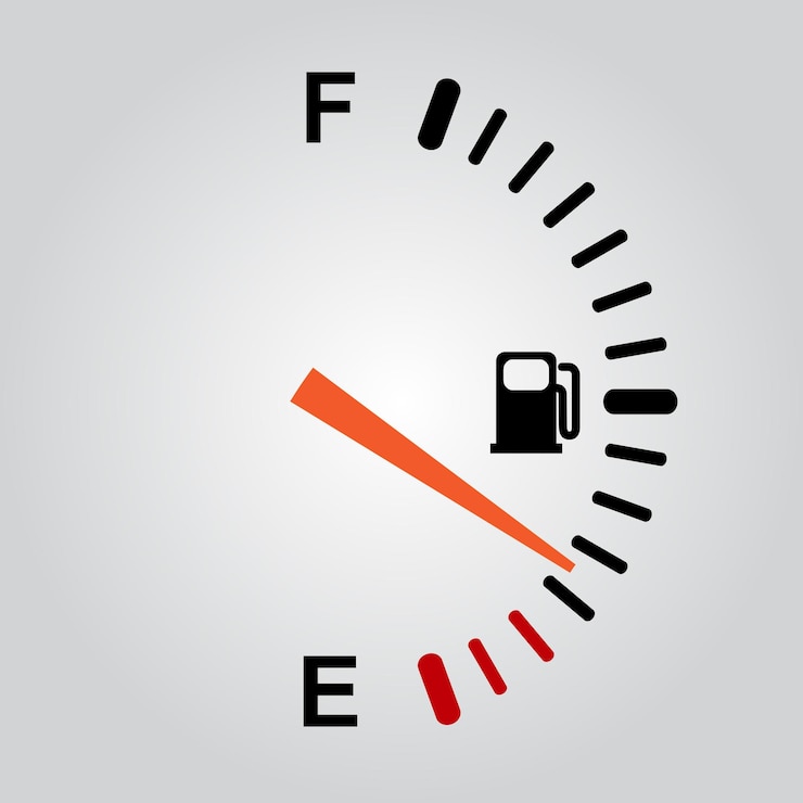 Vector indicación de combustible