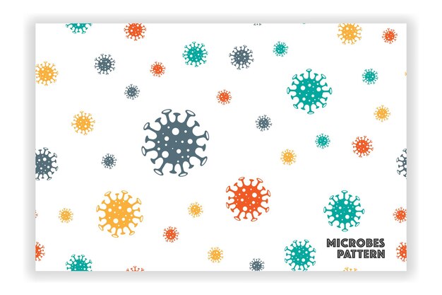 Infección por virus renderizar banner de página de inicio Alergia bacteria germen Virus Covid nCoV Fondo blanco con células virales microbio Monkeypox atención médica y prueba de seguridad médica Vector