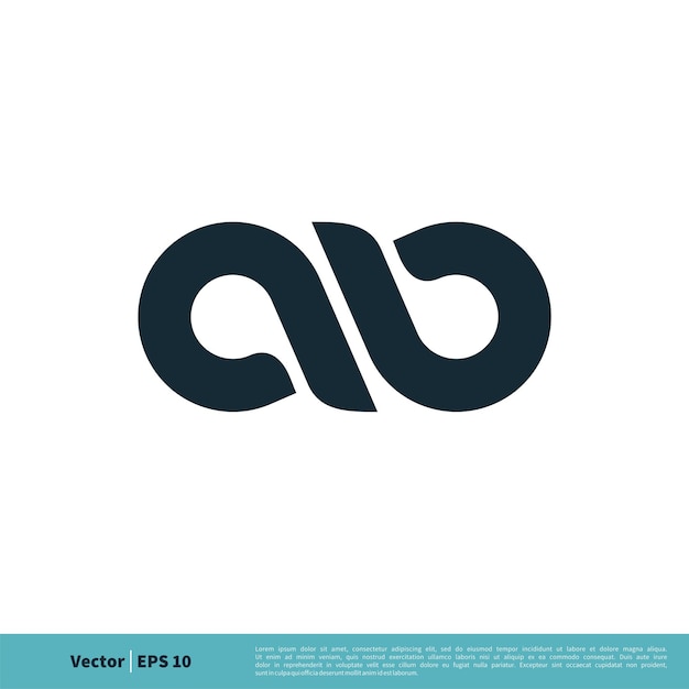 Infinito Infinito Infinito Símbolo Icono Vector Logo Plantilla Ilustración Diseño Vector EPS 10